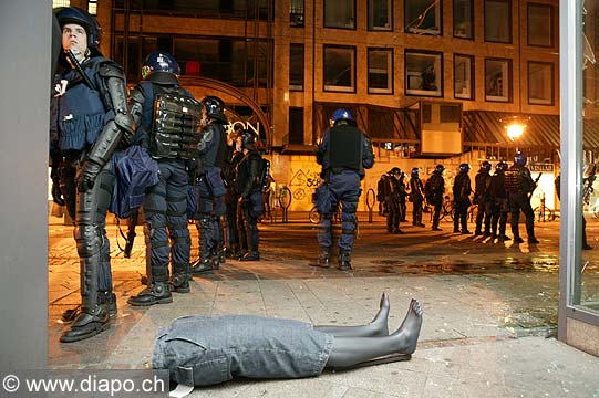 935 - Emeutes  Genve - 1er juin