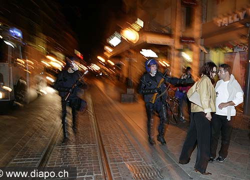 940 - Emeutes  Genve - 1er juin