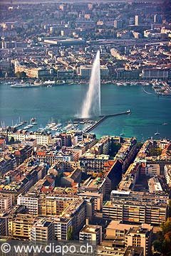 10699 - Photo : Suisse - ville de Genve - jet d'eau - lac Lman - Geneva, , switzerland
