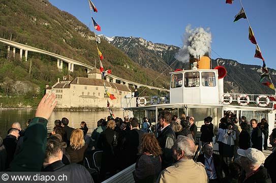 11598 - Photo : Suisse - Chteau de Chillon au bord du Lac Lman