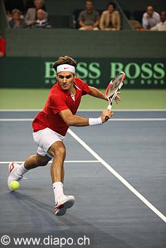 11933 - Photo - Federer  Roger, Coupe Devis  Lausanne - suisse - switzerland