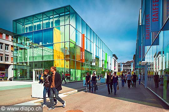 11954 - Photo - Suisse - Lausanne - centre ville, Flon - switzerland