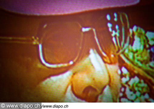 12724 - Photo: Tenzin Gyatso, le dala-lama, le plus haut chef spirituel du Tibet  Lausanne en Suisse