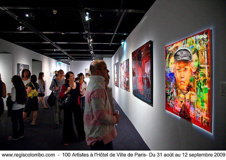 12792 - 100 Artistes  l'Htel de Ville de Paris- Du 31 aot au 12 septembre 2009 - Ils s'exposent pour la vie Exposition collective