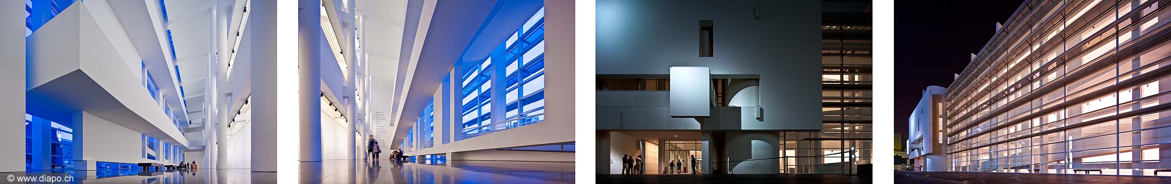 12802 - Photo architecture: MACBA, Muse d Art Contemporain de Barcelone - Espagne - Architecte Richard Meier
