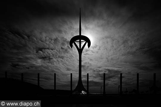 12804 - Photo: Le parc olympique de Barcelone, haut lieu des J.O. de 1992