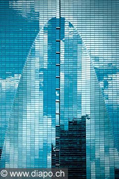 12808 - Photo: building de verre  Miami - Floride - USA 