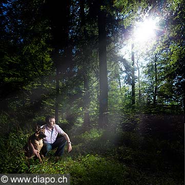 13184 - Roland Rapin, garde forestier, Villars-Tiercelin