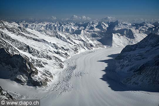 5384 - Montagnes Suisses Valais - Glacier d'Aletsch