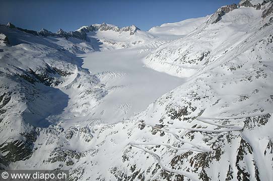 5385 - Montagnes Suisses Valais - Glacier du Rhne