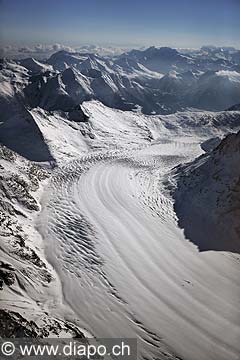 5387 - Montagnes Suisses Valais - Glacier d'Aletsch