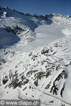 5389 - Montagnes Suisses Valais - Glacier du Rhne