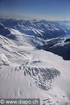 5390 - Montagnes Suisses Valais - Glacier du Rhne