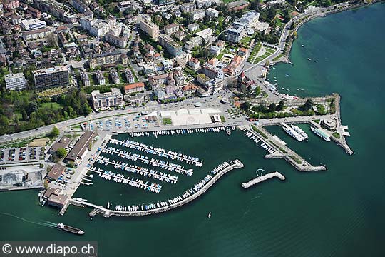 7508 - Suisse - Lausanne, vue sur Ouchy