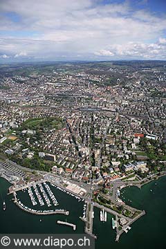 7509 - Suisse - Lausanne, vue sur Ouchy