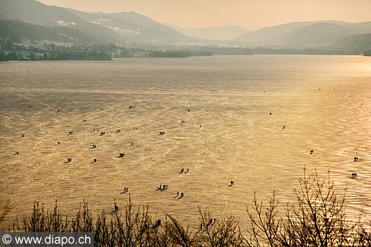 8558 - Lac de Joux en hiver - Suisse