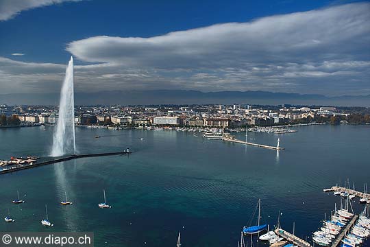 8579 - Photo : Suisse, Genve, jet d'eau, Lac Lman - Geneva