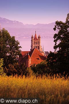 8603 - Photo: Suisse, Lausanne et la Cathdrale
