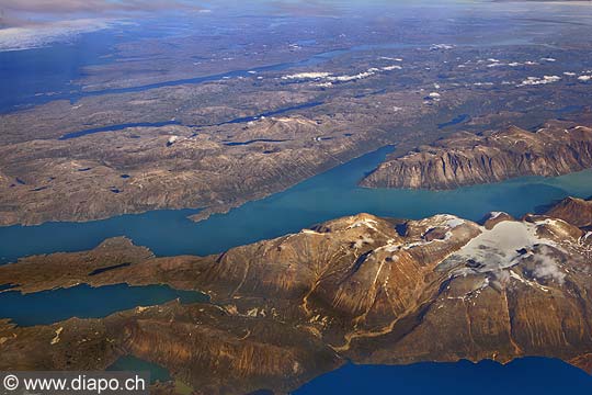 9148 - Photo : Groenland, vue arienne