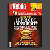 9182 - L'Hebdo no 23 du 8 juin 2006 - Kafka d'or  - couverture et interieur