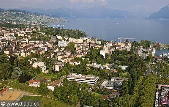 9516 - Photo: Suisse, Lausanne vue arienne, vue du ciel - Switzerland