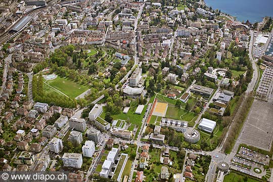 9518 - Photo: Suisse, Lausanne vue arienne, vue du ciel - Switzerland