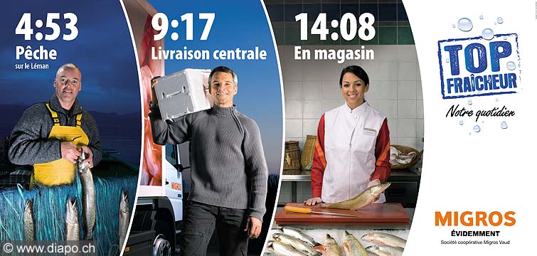 9873 - Campagne 2007 d'affiche et presse pour Migros Vaud