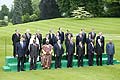 950 - Evian le 1er juin 2003 - es chefs de dlgation du g8 et la runion du dialogue largi (chefs de dlgation)