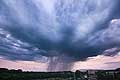 10482 - Orage sur Lausanne, Suisse -  nuages, storm, ciel, nuageux, pluie, tempte, soir, Switzerland