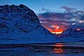 11208 - Photo :  Norvège,  Arctique, îles Lofoten, coucher de soleil