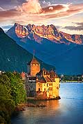 11226 - Photo :  Suisse - Chteau de Chillon au bord du Lac Lman