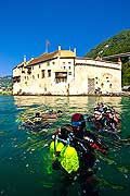 11309 - Photo :  Suisse - Chteau de Chillon au bord du Lac Lman