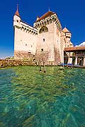 11447 - Photo :  Suisse - Chteau de Chillon au bord du Lac Lman