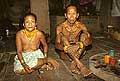 9424 - Photo : Hommes-fleurs, Mentawais, le de Siberut, Indonsie