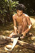 9453 - Photo : Hommes-fleurs, Mentawais, le de Siberut, Indonsie