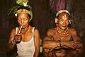 9456 - Photo : Hommes-fleurs, Mentawais, le de Siberut, Indonsie