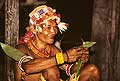 9462 - Photo : Hommes-fleurs, Mentawais, le de Siberut, Indonsie