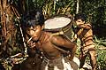 9467 - Photo : Hommes-fleurs, Mentawais, le de Siberut, Indonsie